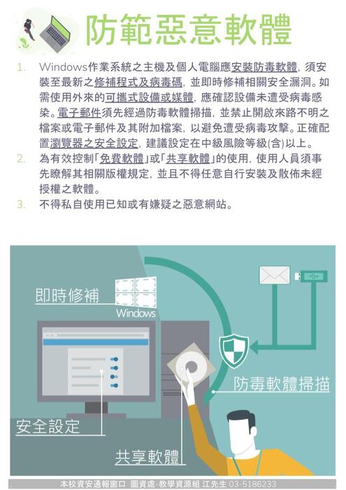 防範惡意軟體圖片